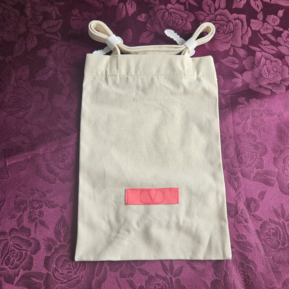Valentino Mini Canvas Logo Bag